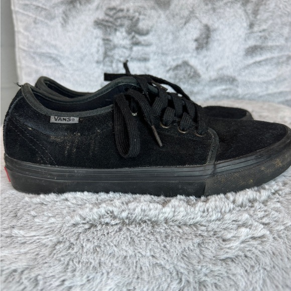 Vans Black Off the Wall Skateboarding Sneakers- Sz 7.5 - Picture 4 of 9